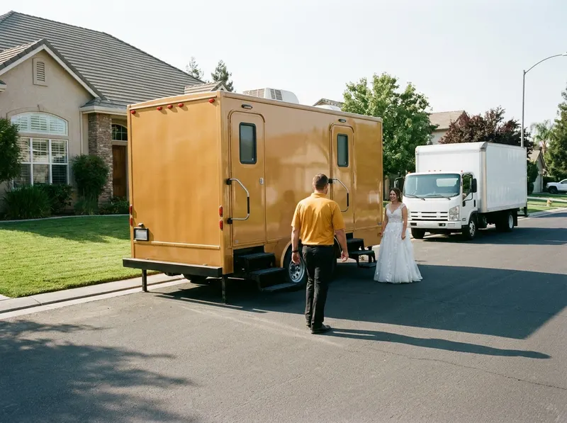 Wedding Restroom Trailer Rental in Fresno, CA
